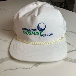 RARE VTG 1992 PGA TOUR MERRILL LYNCH SHOOT-OUT Golf Hat
